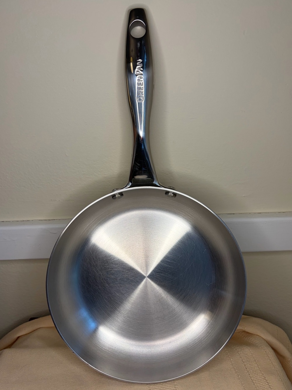 GreenPan 8" Stainless Steel Skillet Frying Pan – Induction Compatible